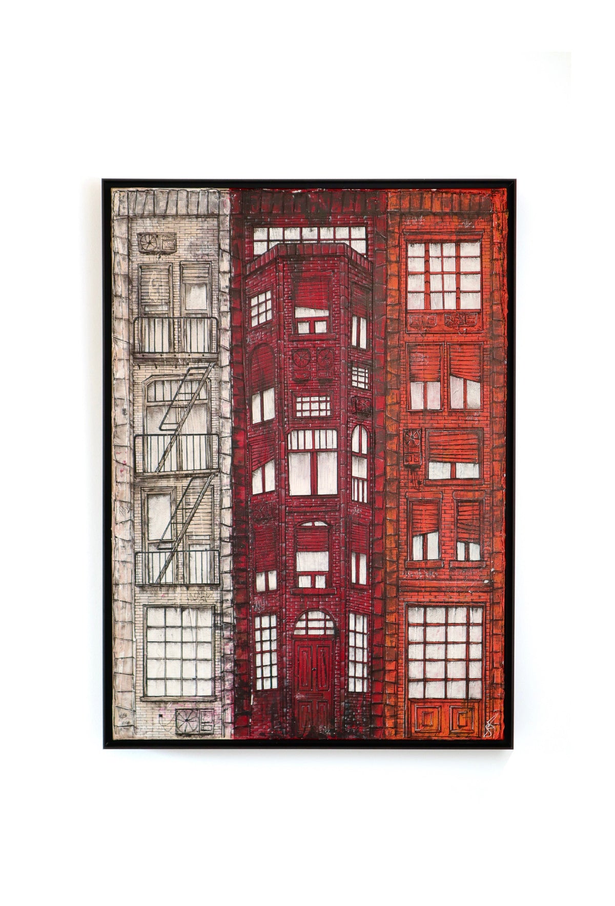 Late Harvest, toile originale 70 x 50 cm de Qwenttyart